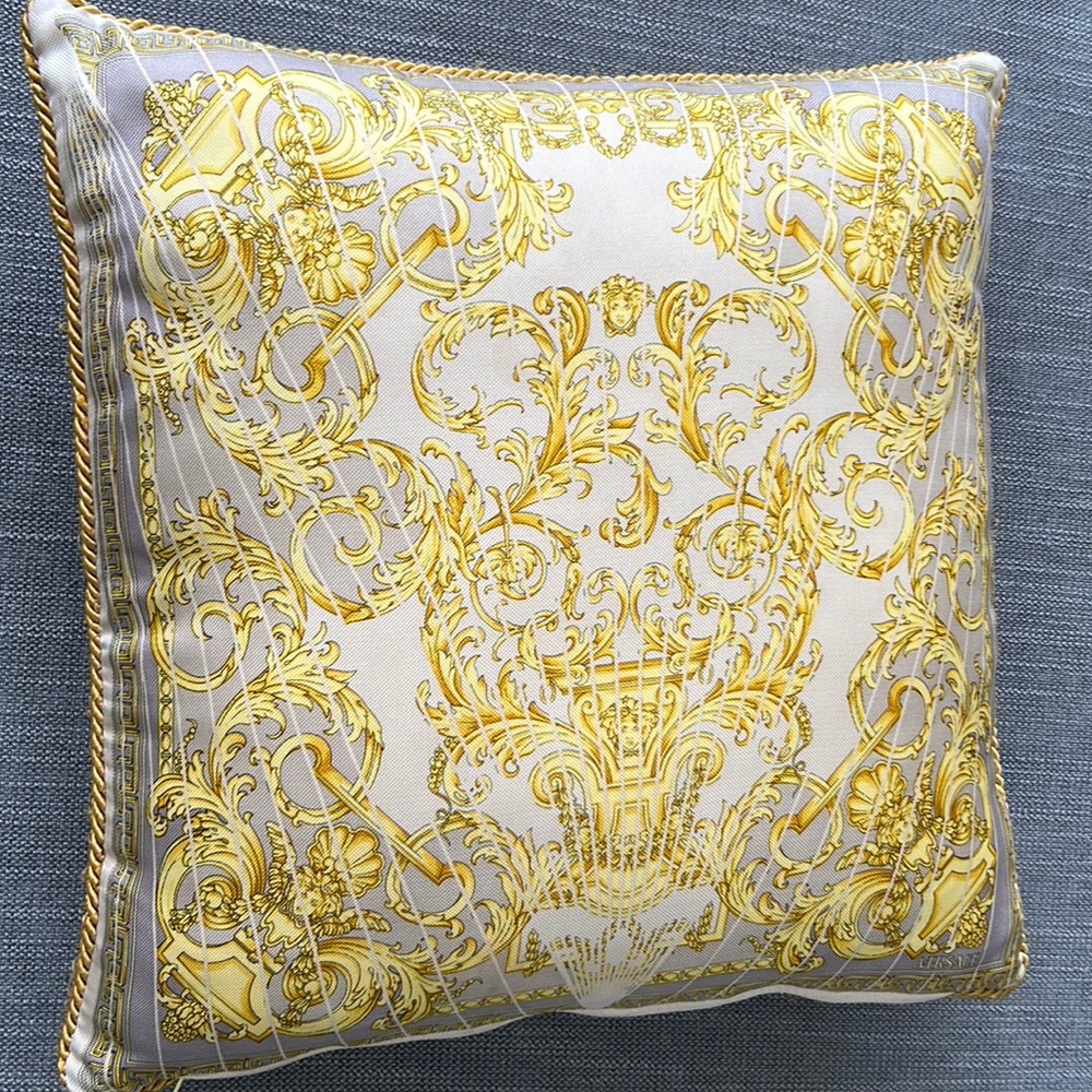 Versace throw pillow